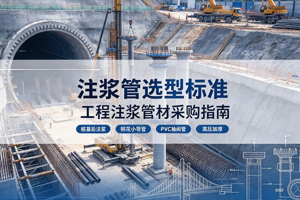 罗庄注浆管选型标准