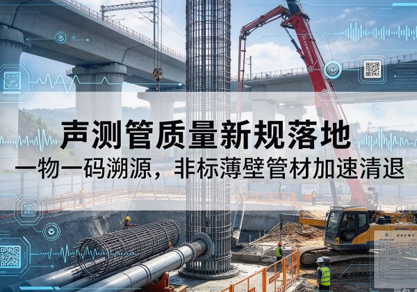 罗庄声测管质量新规落地，一物一码溯源，非标薄壁管材加速清退